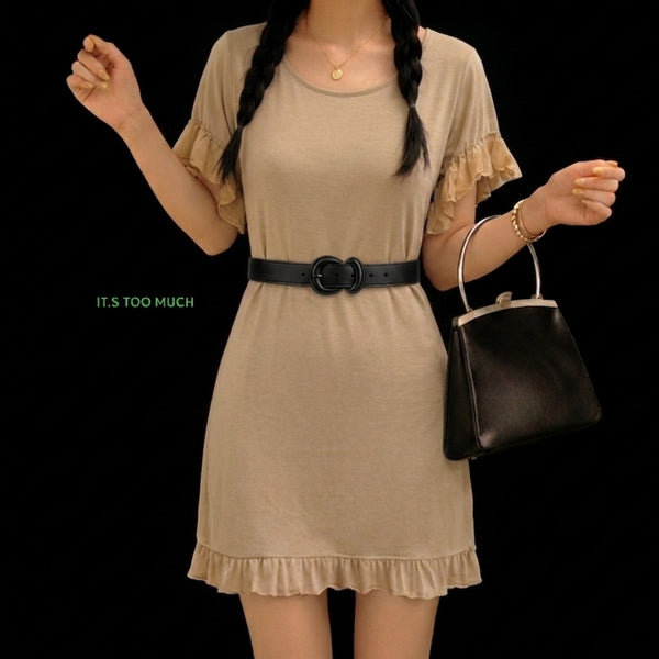[BUNJANG] Vintage Short Sleeve/Sleeveless Mini Dress / Q1310 여성미니원피스 롱원피스 반팔원피스 나시원피스 빈티지샵 여자니트원피스