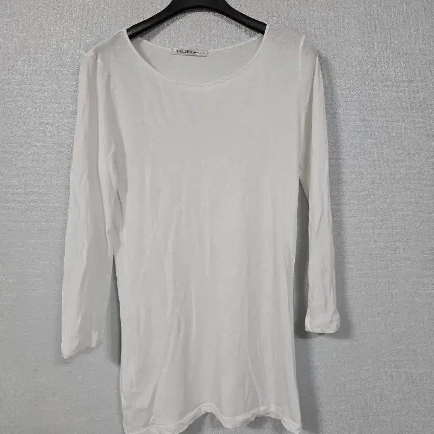 [BUNJANG] Helena Rayon Long Sleeve Inner Top (Size 55-66) / Helena 레이온 긴팔 이너티55~66