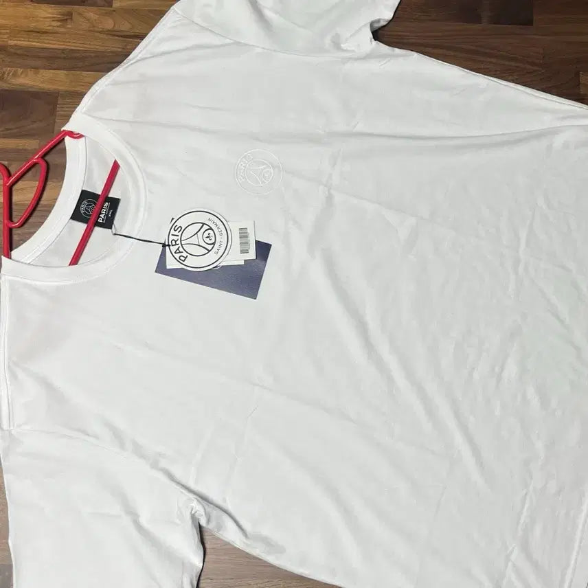 [BUNJANG] Paris Saint-Germain (PSG) White Logo T-Shirt / [새제품/태그] PSG 파리생제르맹 화이트 로고 티셔츠