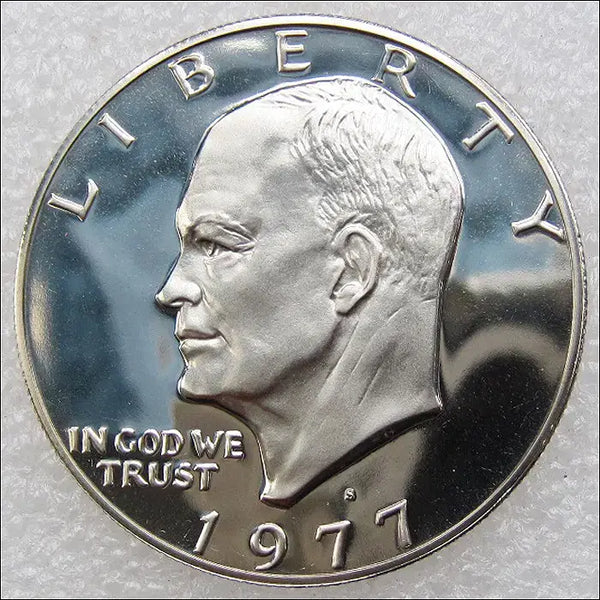 [BUNJANG] 1977 Eisenhower $1 Coin Uncirculated Proof / 미국 1977년 아이젠하워 1달러 무광프루프 (1) [동전]