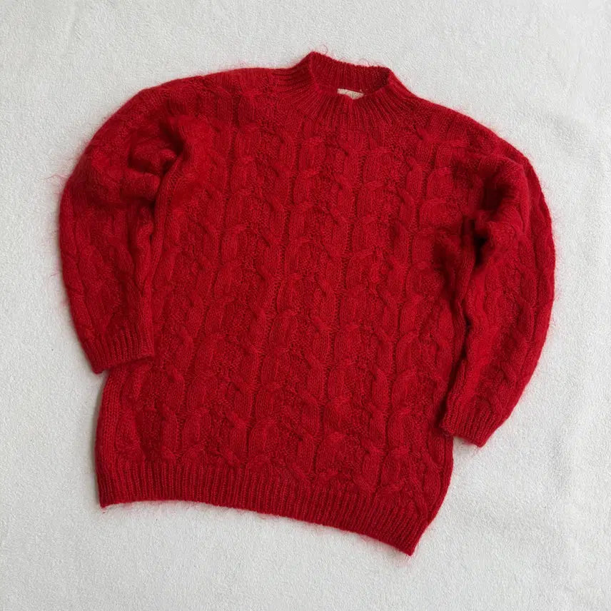 [BUNJANG] Vintage Cable Knit Sweater / 실측확인 빈티지 케이블 니트 0511T