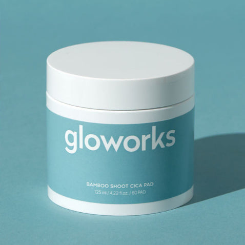[BUNJANG] Gloworks Bamboo Shoot Cica Pad (60ea) / 글로웍스 죽순 시카 패드 60매(125ml) 수분 진정 열감해소 쿨링