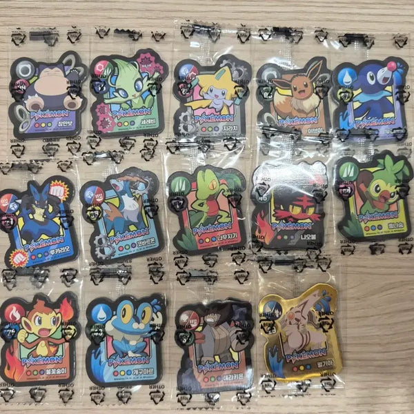 [BUNJANG] Pokemon Cookie Magnets Bundle Set (14 pieces) / 포켓몬스터 쿠키 마그넷 14개 일괄