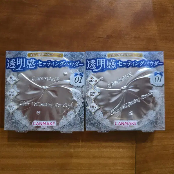 [BUNJANG] Canmake Clear Veil Setting Powder 01 (2 pcs) / 2개))캔메이크 클리어 베일 세팅 파우더 01호