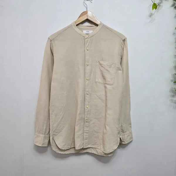 [BUNJANG] Uniqlo Men's Linen Blend Shirt / 유니클로 남성 린넨 블렌드 셔츠