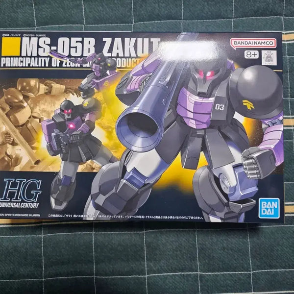 [BUNJANG] Bandai Namco HG Zaku I (Black Tri-Stars) Plastic Model Kit / 반다이남코 HG 자쿠1(검은 삼연성)