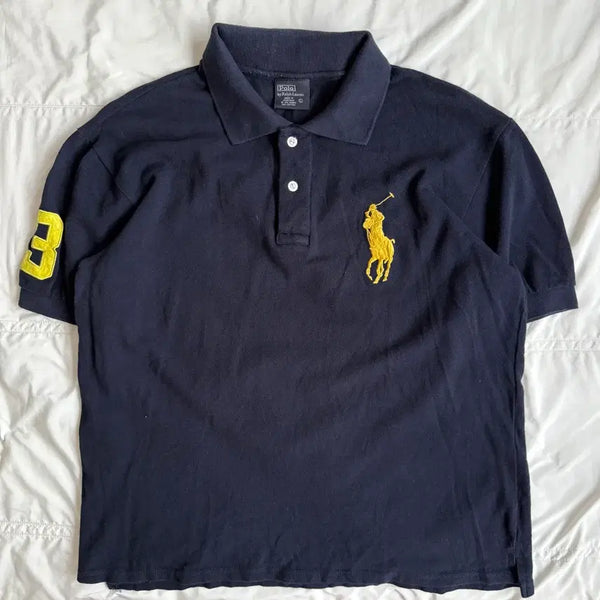 [BUNJANG] Polo Ralph Lauren Navy Big Pony T-Shirt / 폴로 네이비 빅포니 반팔