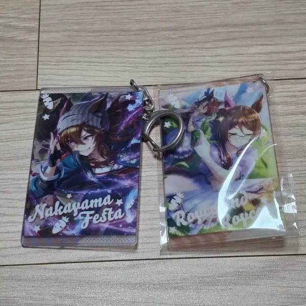 [BUNJANG] Uma Musume Nakayama Festa & Rolls-Royce Support Card Keyring / 우마무스메 나카야마 페스타, 롤스엔 로이스 서포트 카드 키링