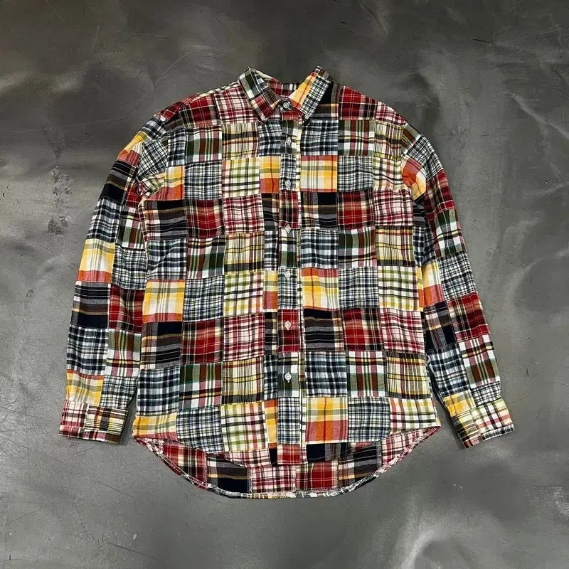 [BUNJANG] Warehouse Madras Check Shirt / 웨어하우스 마드라스 체크 셔츠 y18483