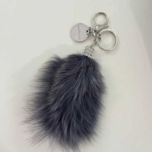 [BUNJANG] Real Fox Fur Charm / 퍼 키링