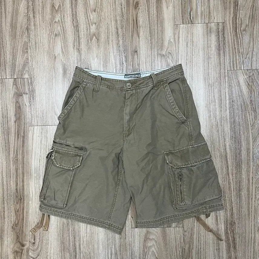[BUNJANG] Aeropostale Cargo Shorts Beige 34 / 에어로포스테일 카고 반바지 34