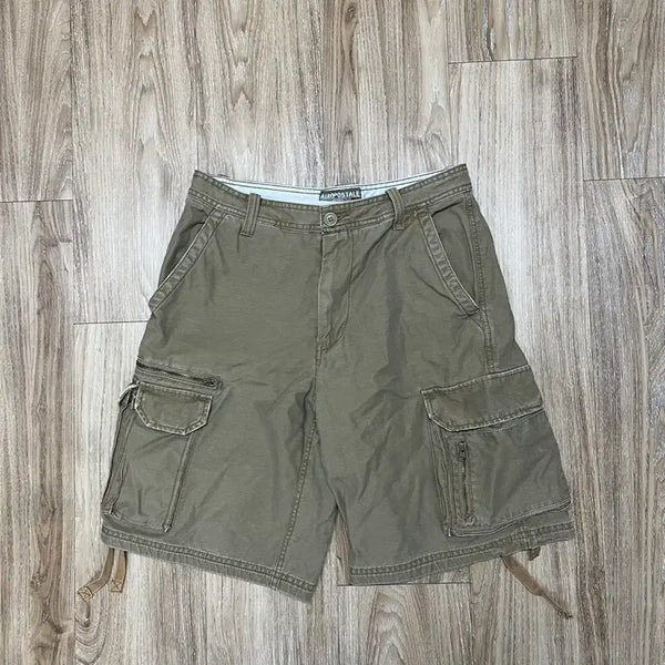 [BUNJANG] Aeropostale Cargo Shorts Beige 34 / 에어로포스테일 카고 반바지 34