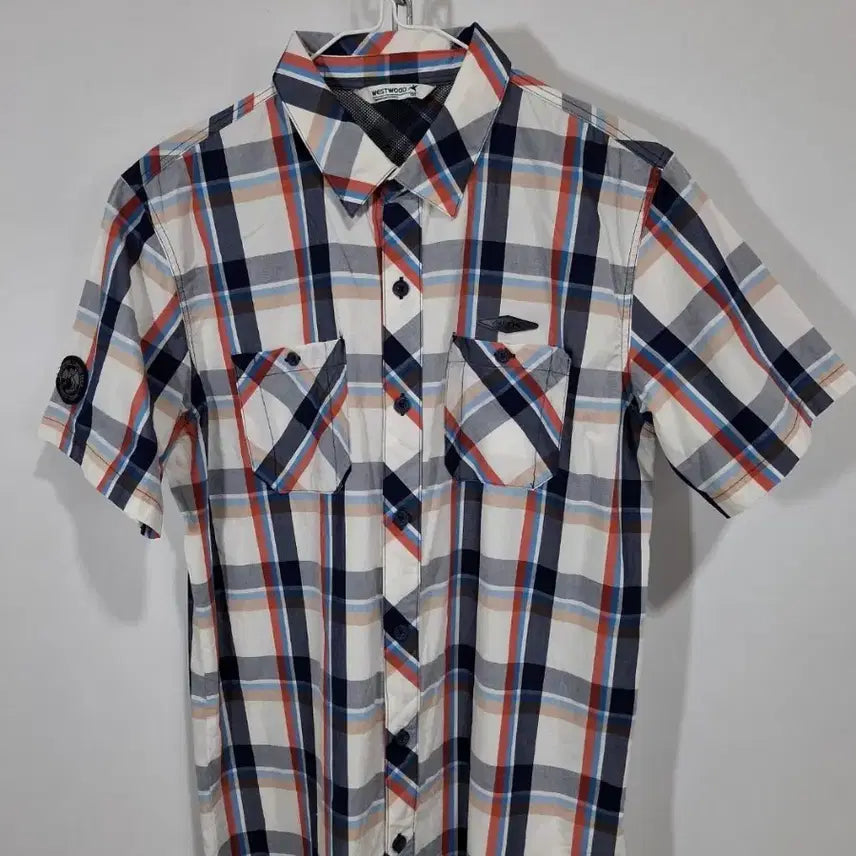 [BUNJANG] Westwood Check Short Sleeve Shirt / 웨스트우드 체크 반팔 셔츠