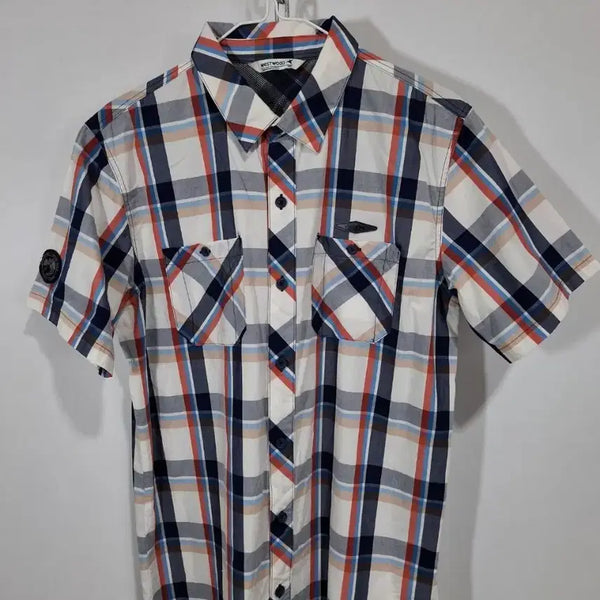 [BUNJANG] Westwood Check Short Sleeve Shirt / 웨스트우드 체크 반팔 셔츠