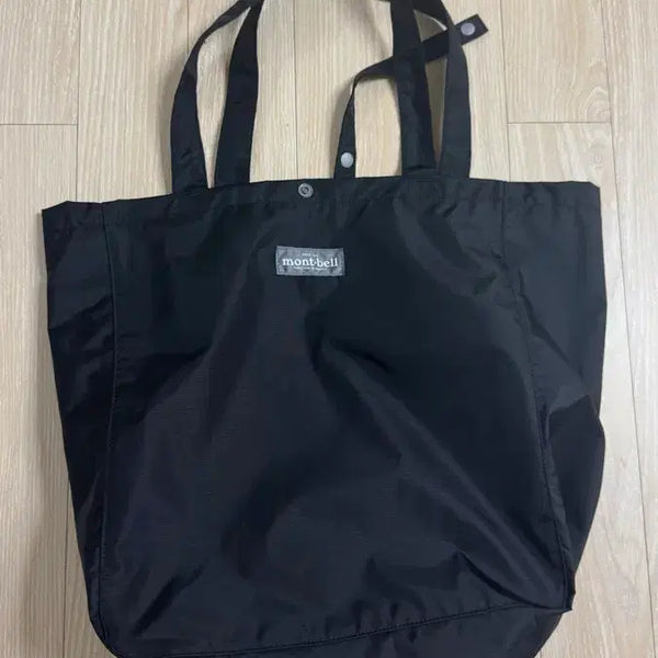 [BUNJANG] Montbell Nylon Compact Tote Bag Shoulder Bag Black / 몽벨 토트백 숄더백 블랙