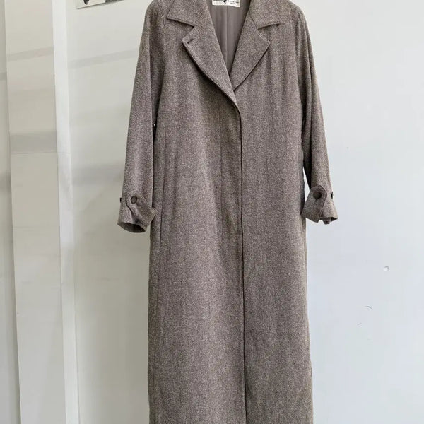 [BUNJANG] Hiroko Koshino Wool Blend Coat / HIROKO KOSHINO (Made in Japan) 코트
