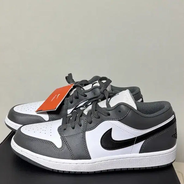 [BUNJANG] Nike Air Jordan 1 Low White/Iron Grey/Black Sneakers / 나이키 에어 조던 1 로우