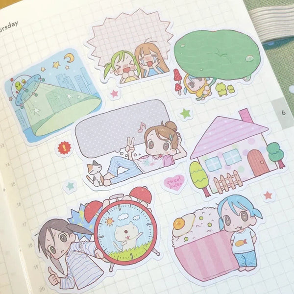 [BUNJANG] Swoo "Eol Leung Ddung Ttang" Mood Paper Kiss Cut Sticker Set / [띵] 스우_얼렁뚱땅- 모조지 키스컷 /다꾸 문구 소분