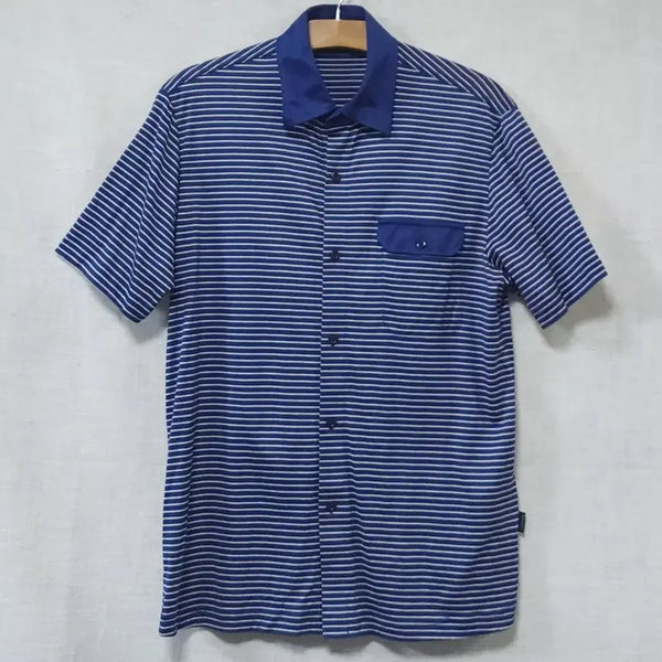 [BUNJANG] Rogadis 100% Cotton Silk Short-Sleeve Shirt / 로가디스 정품 면실크 순면 반팔 셔츠 여름 남방 티셔츠 95