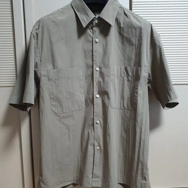 [BUNJANG] Lehva Short-Sleeve Collar Shirt / 남성카라반팔셔츠