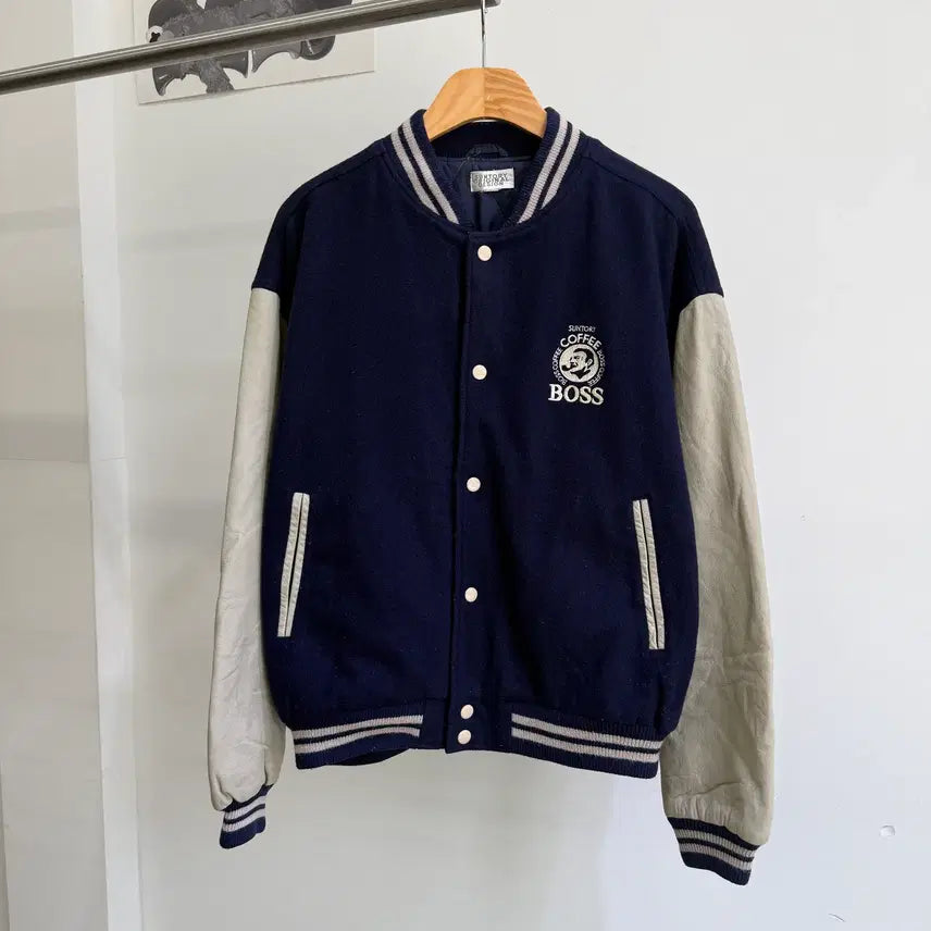 [BUNJANG] Vintage BOSS COFFEE Varsity Jacket / 빈티지 BOSS COFFEE 바시티 자켓