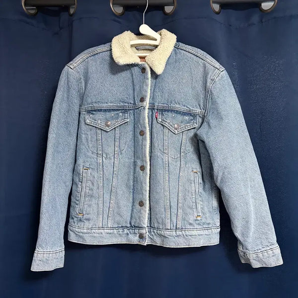 [BUNJANG] Levi's Sherpa Lined Denim Jacket / 리바이스 쉐르파 데님 자켓