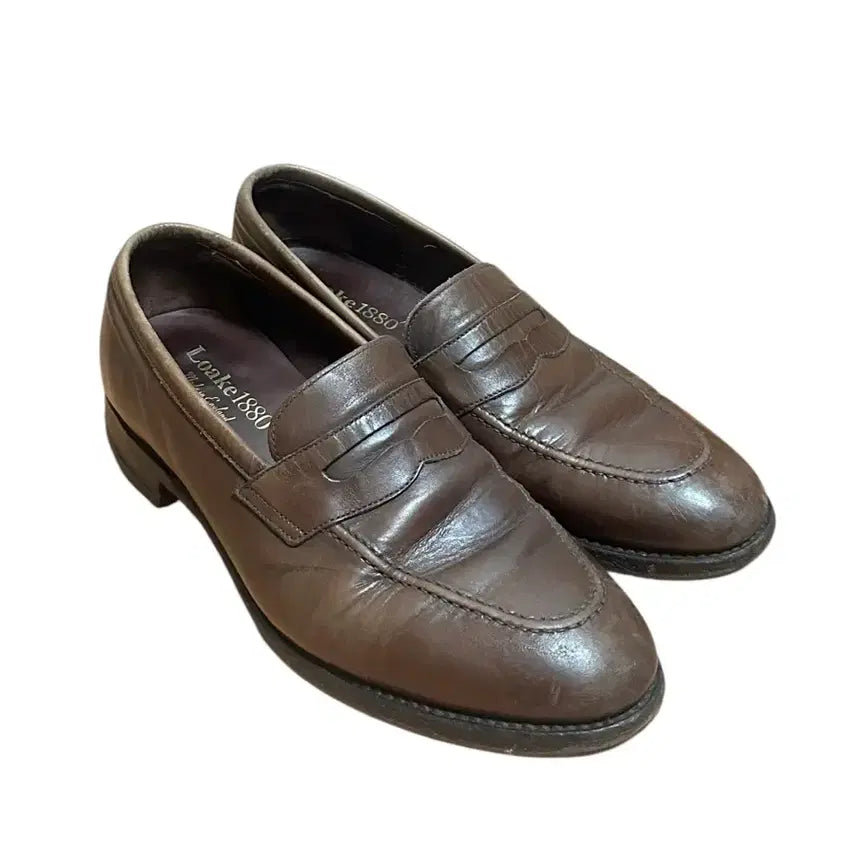 [BUNJANG] Lockett 1880 Brown Penny Loafers (Size 7.5/255) / 로크1880 브라운 페니로퍼 7.5(255)
