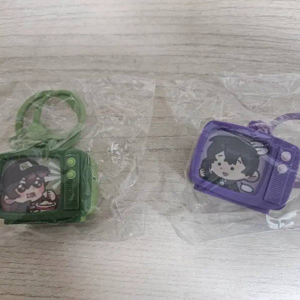 [BUNJANG]  잠뜰 Mystery Detective Retro TV Keyring (Gongyong, Suhyun) / 잠뜰 미수반 레트로티비 키링 공룡,수현