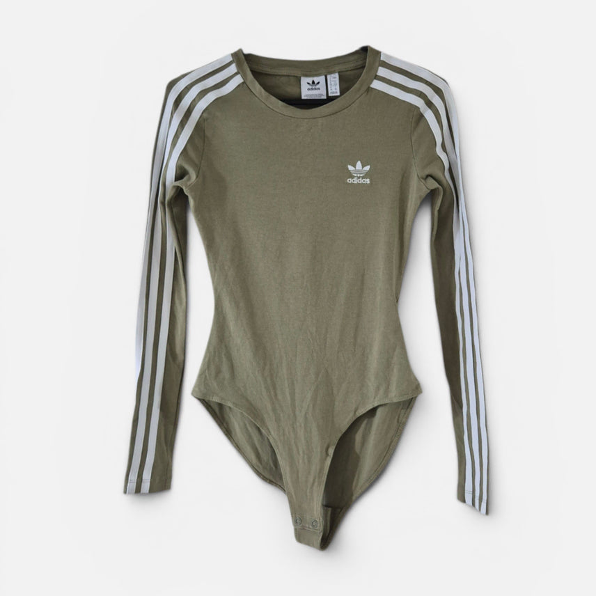 [BUNJANG] Adidas Women's Long Sleeve Bodysuit - Size S / [S]아디다스 바디슈트 긴팔티 여성