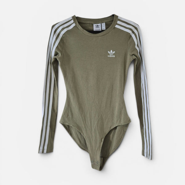 [BUNJANG] Adidas Women's Long Sleeve Bodysuit - Size S / [S]아디다스 바디슈트 긴팔티 여성