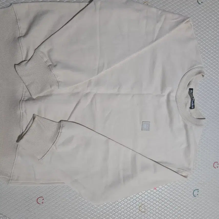 [BUNJANG] Acne Studios Sweatshirt Ivory XS / 아크네 스튜디오 맨투맨 아이보리 새상품 XS
