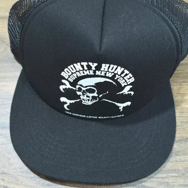 [BUNJANG] Supreme x Bounty Hunter Mesh 5-Panel Cap Black 23FW / [새상품]슈프림 x 바운티 헌터 메쉬 백 5-패널 캡 블랙 - 23FW