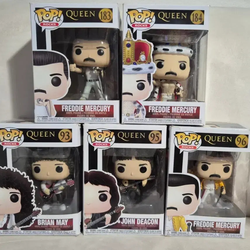 [BUNJANG] Funko Pop! Queen Band Members Bundle Set / 퀸 펀코 5종 일괄