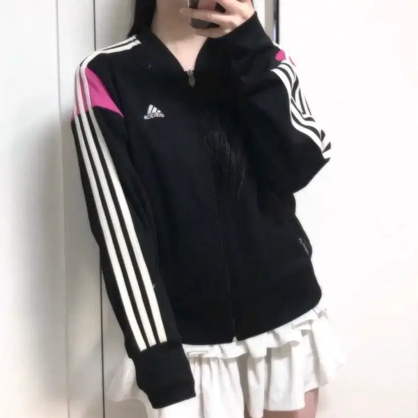 [BUNJANG] Adidas Vintage Training Jersey Pink / 아디다스 트레이닝 져지 핑크