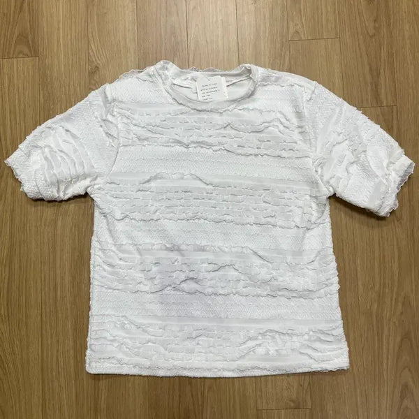[BUNJANG] Bru and Judy Women's Lace Short Sleeve T-Shirt / 부루앤쥬디 여성 레이스 반팔티