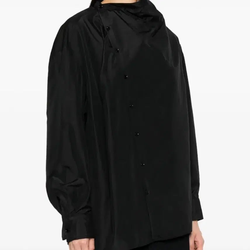 [BUNJANG] Lemaire Soft Collar Silk Blouse / 르메르 소프트 카라 실크 블라우스 새상품