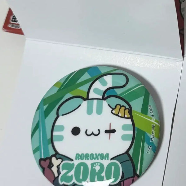 [BUNJANG] One Piece Zoro Nyan Piece Can Badge / 원피스 조로 냥피스 캔뱃지