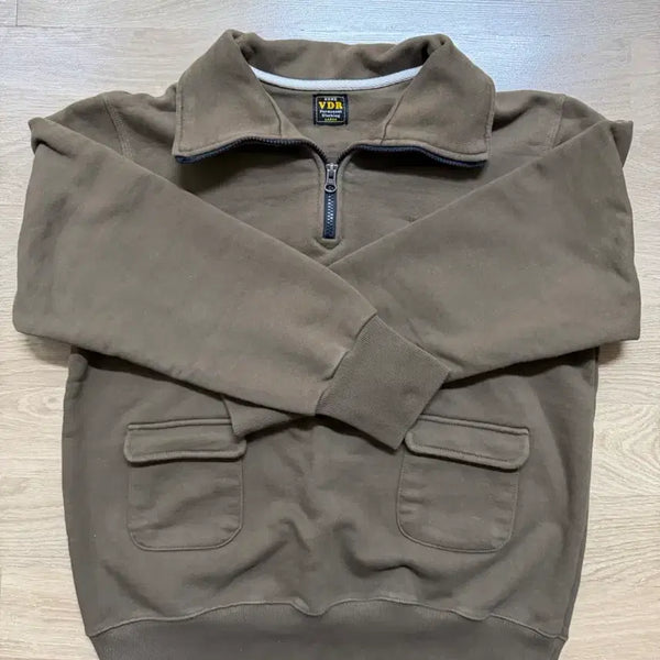 [BUNJANG] BDR Collar Zip-up Sweatshirt Brown / [XL]비디알 카라 집업 맨투맨 브라운