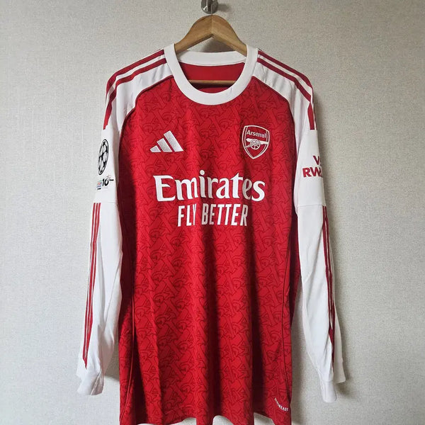 [BUNJANG] Arsenal Declan Rice 25-26 Long Sleeve Home Jersey / 25-26 아스날 홈 긴팔 유니폼 데클런 라이스