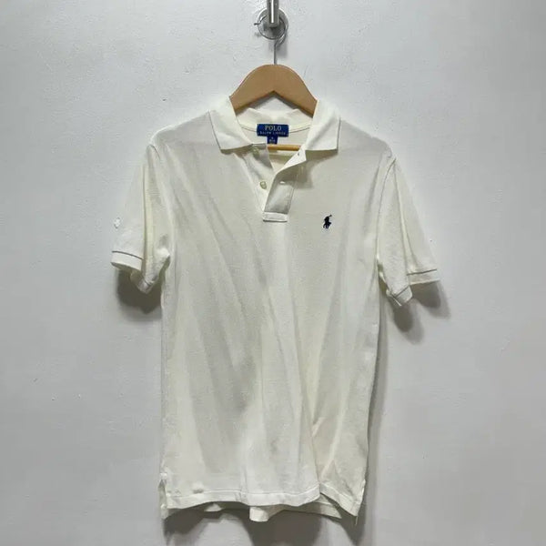 [BUNJANG] Polo Ralph Lauren Short Sleeve Polo Shirt Ivory M / 폴로 랄프로렌 반팔 카라티 아이보리 M