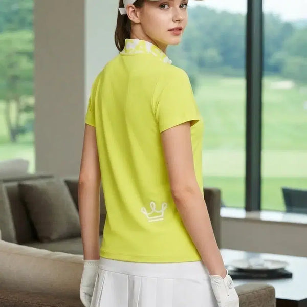 [BUNJANG] Louis Castel Women's Golf Short Sleeve T-Shirt Size 90 / 루이까스텔 여자골프 반팔티90