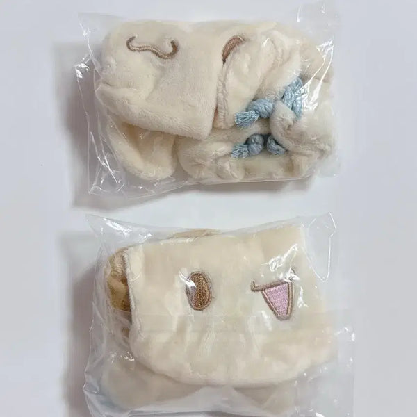 [BUNJANG] Sanrio Cinnamoroll Espresso Chiffon FuwaFuwa Pouch / 산리오 시나모롤 에스프레소 쉬폰 후와후와 파우치