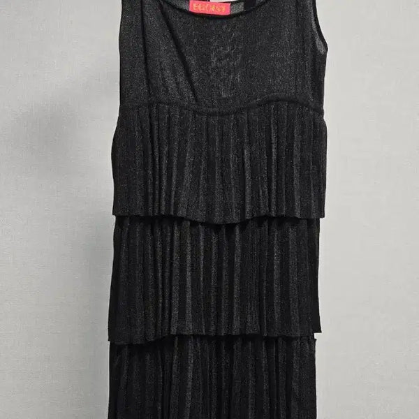 [BUNJANG] ECGURST Pleated Midi Dress Black / ECGURST 플리츠 원피스 블랙