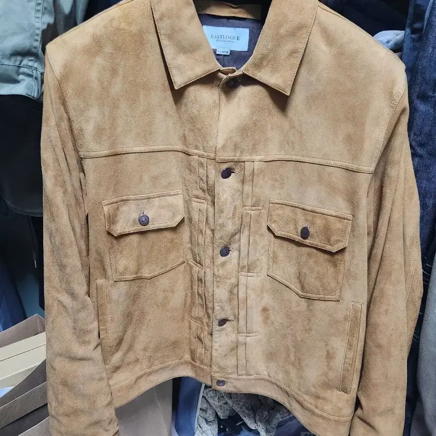 [BUNJANG] Eastlogue Suede Leather Jacket XL / [XL] 이스트로그 스웨이드 가죽자켓