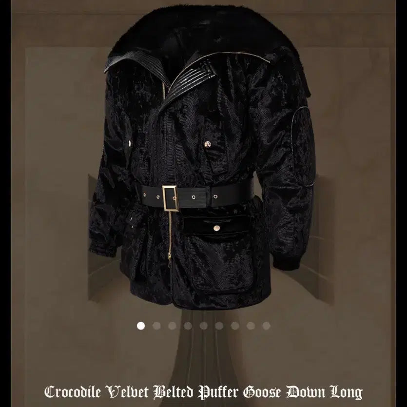[BUNJANG] Lapinatto Crocodile Padded Jacket / 라피나토 크로커다일 패딩