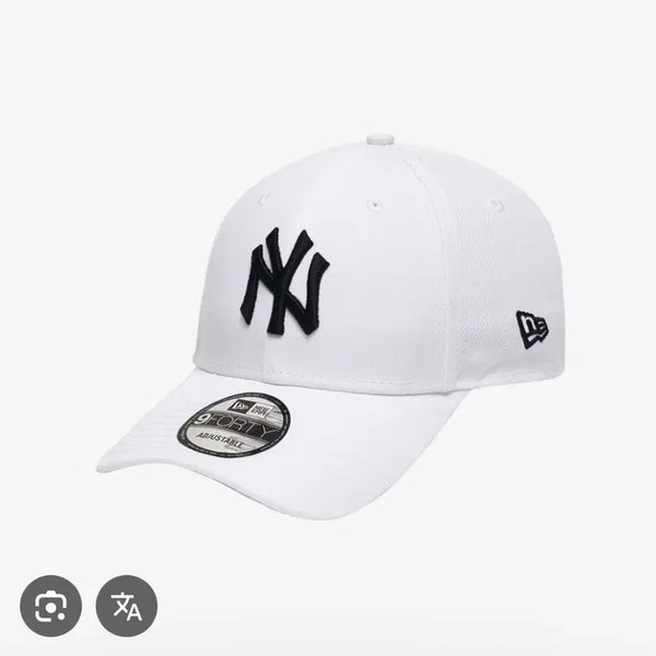 [BUNJANG] MLB New Era Angkiss Cap White / MLB 뉴에라 앙키스 모자 화이트 새상품