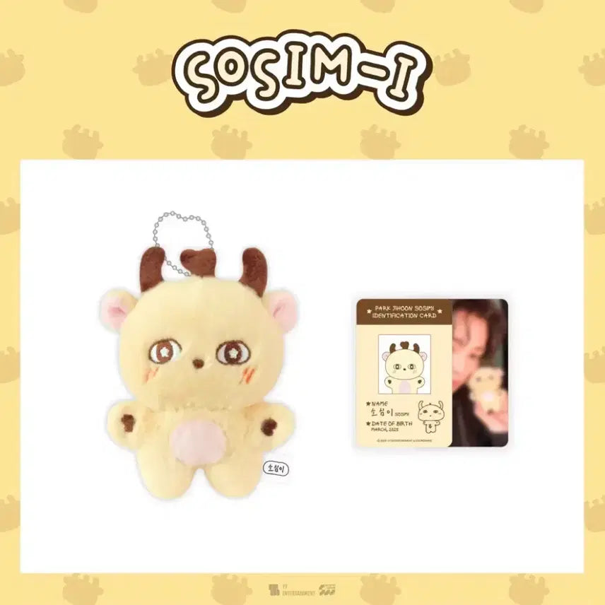 [BUNJANG] Park Ji Hoon "Sosome" Doll Photocard Bundle Set / 박지훈 소심이 인형