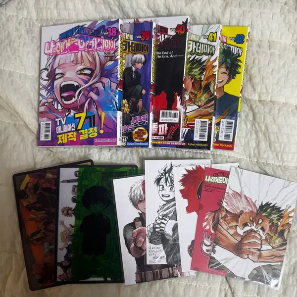 [BUNJANG] My Hero Academia First Edition Volume 38-42 Bundle / 나의 히어로 아카데미아 초판 (38~42)