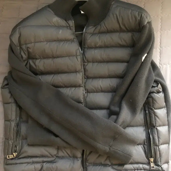 [BUNJANG] Moncler Knit Padded Jacket / 몽클레어 니트 패딩