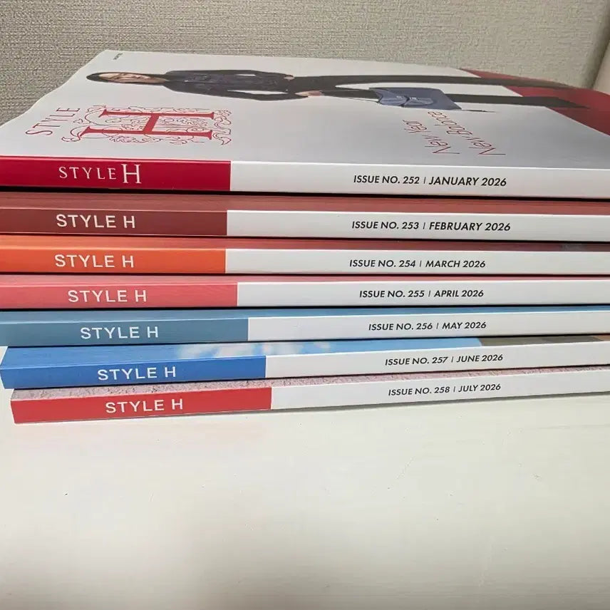 [BUNJANG] Style H Magazine (January-July 2026 Issues Bundle) / 스타일H 잡지 2026년 1월호~7월호잡지 묶음